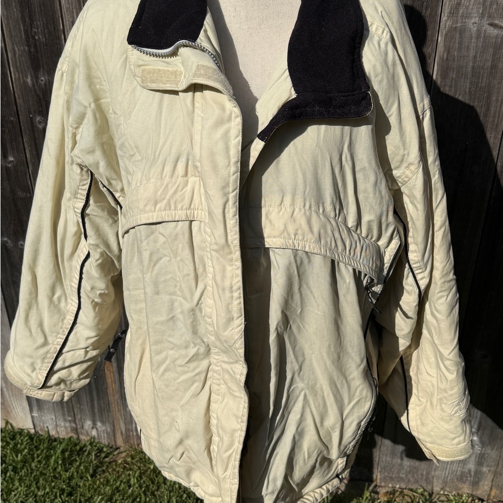 Nordica Cream and Black Jacket - Ski-Snowboard